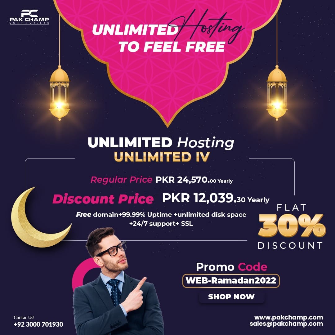 Unlimited Hosting ramadan deals 2022