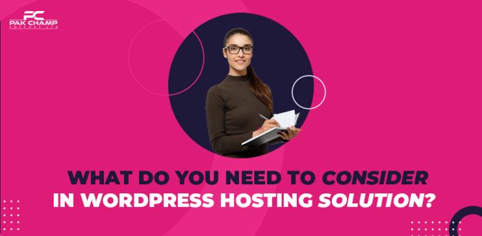 wordpress hosting solution