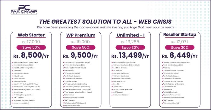 web hosting plans